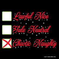 Chaotic Naughty Print