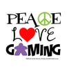 Peace, Love and Gaming Print