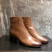 Image of ISABEL MARANT - Boots en cuir lisse DANAY Beige