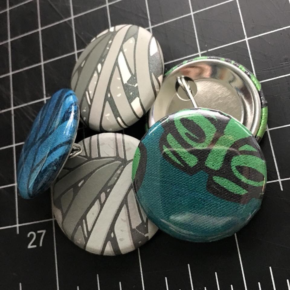 Image of Upcycled Pins & Buttons