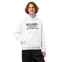 Image 4 of WASBY® Faith & Purpose Christian Heavyweight Hoodie –  Streetwear | Walk In Faith