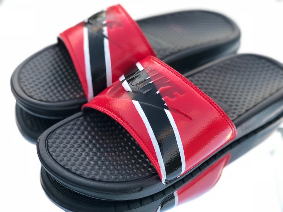 Image of (PREORDER) Customized Trinidad Nike slides
