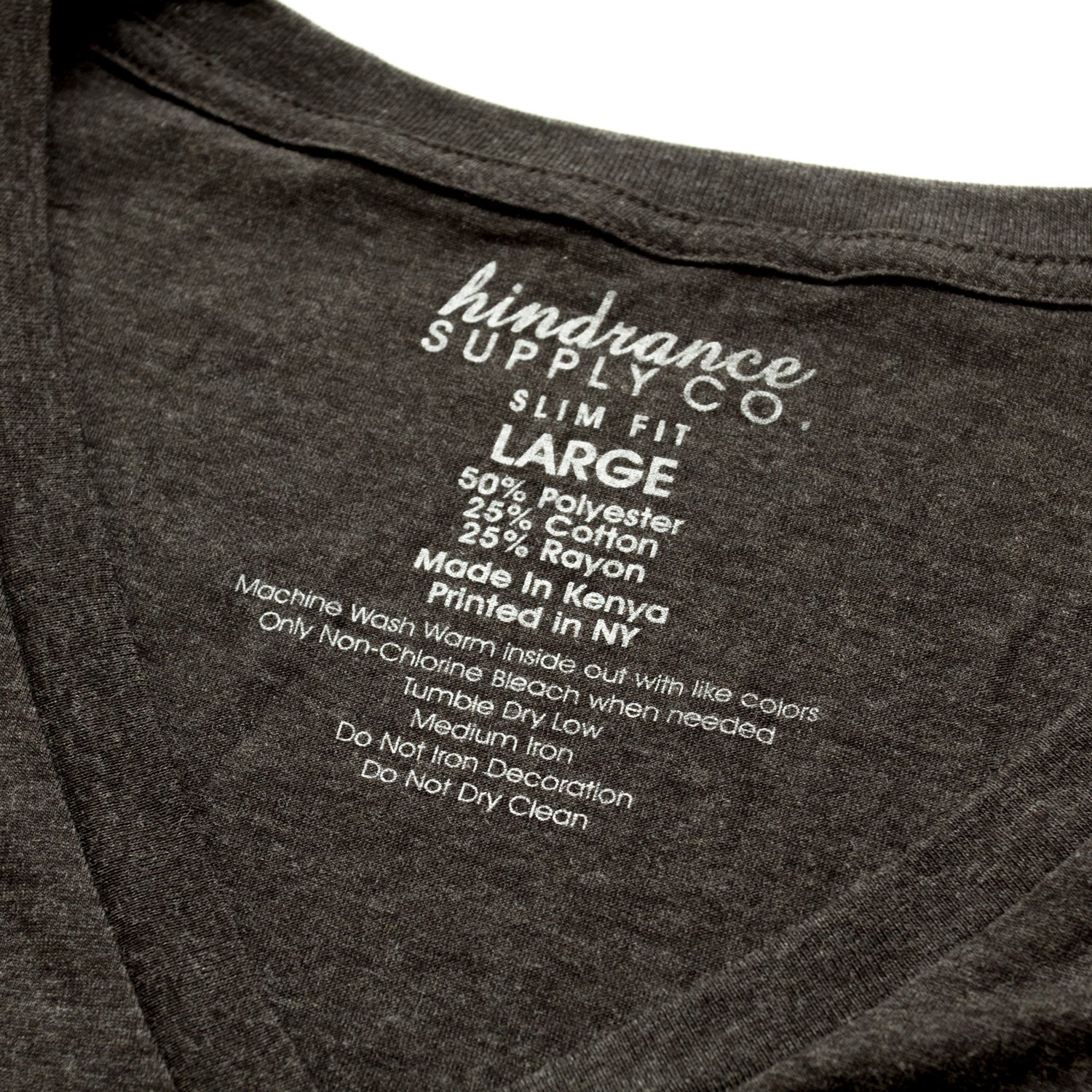 Image of Girls Globe Tri-blend V-Neck - Charcoal