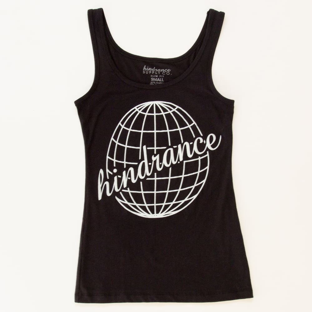 Image of Girls Globe Tank - Black