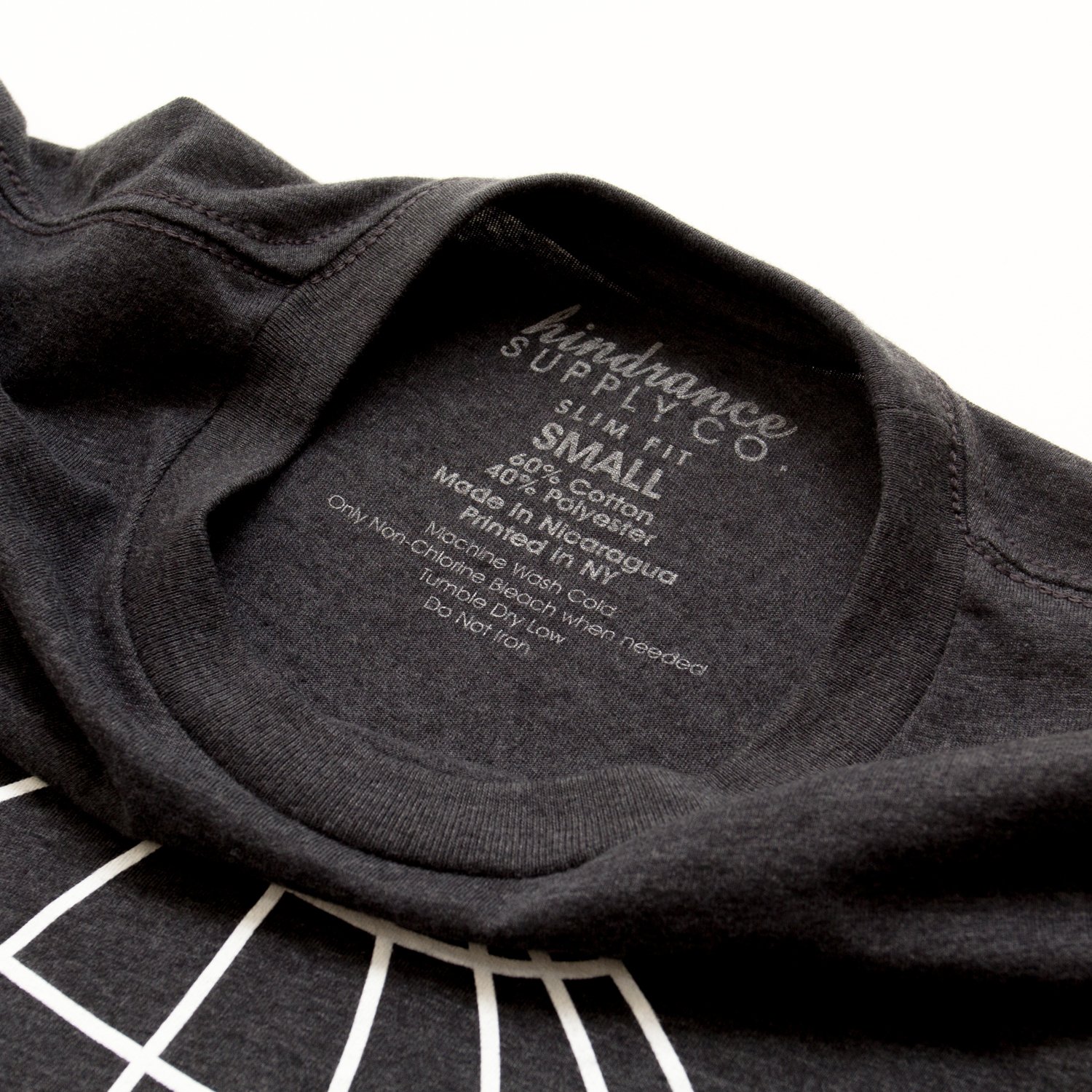 Image of Globe Blend Tee- Charcoal