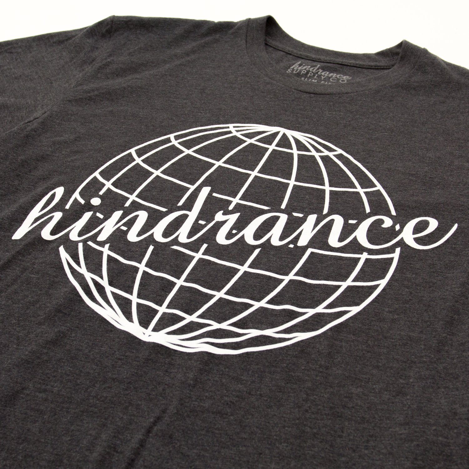 Image of Globe Blend Tee- Charcoal