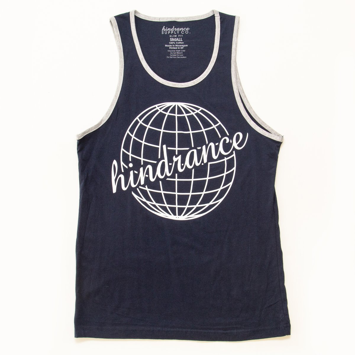 Cleveland Script Navy Relaxed Tank