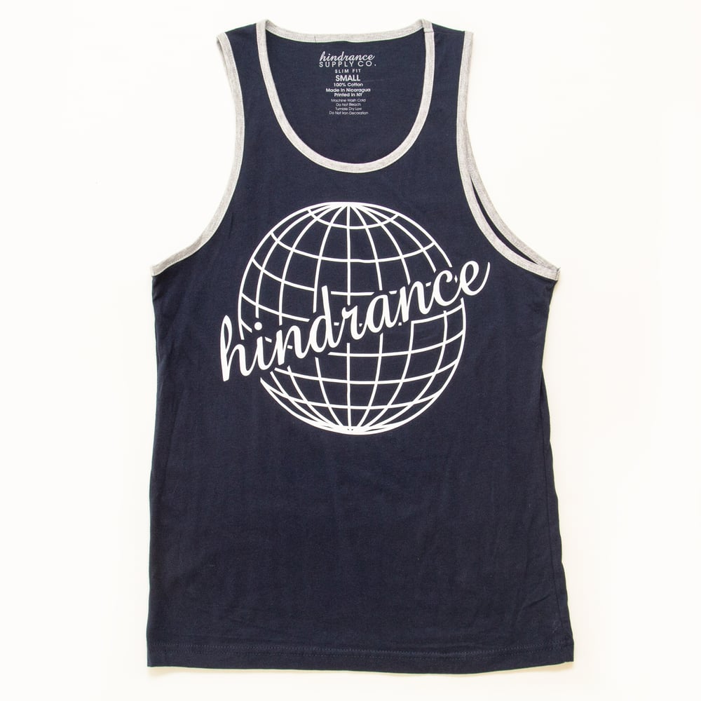 Image of Globe Tank - Navy