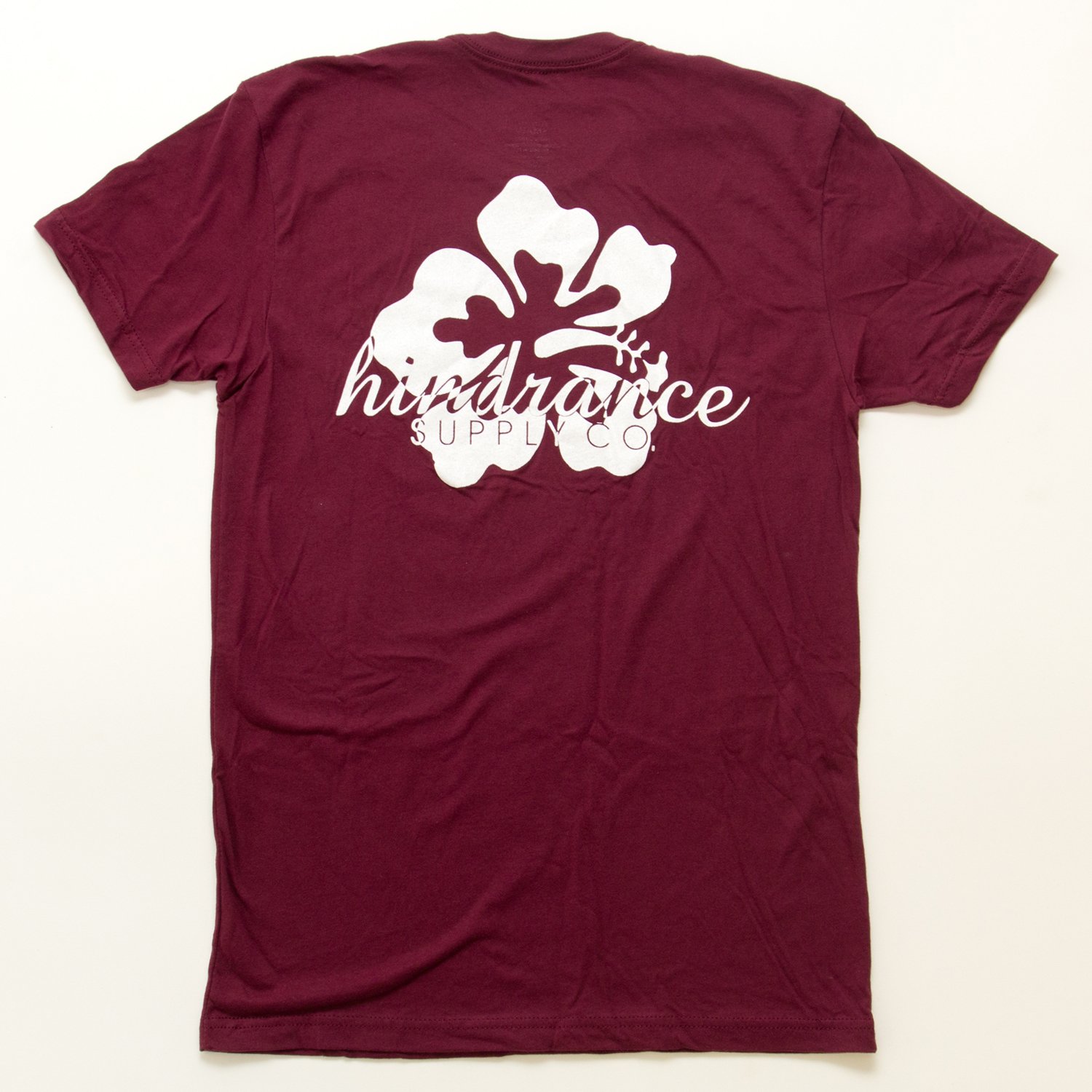 Image of Hibiscus Tee - Maroon