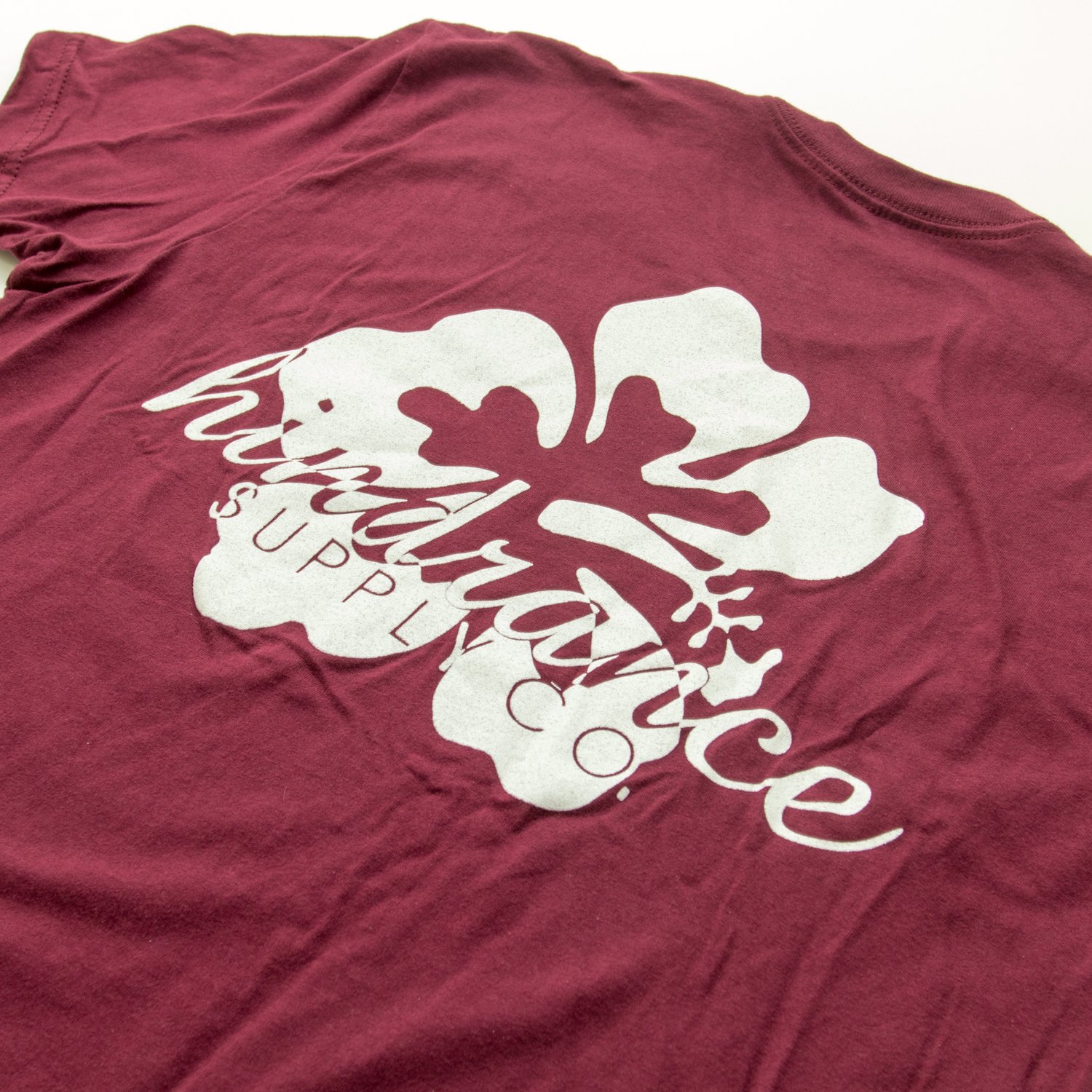 Image of Hibiscus Tee - Maroon