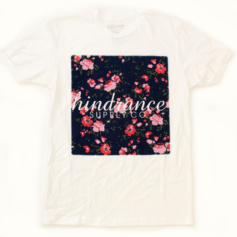 Image of Floral Tee - White