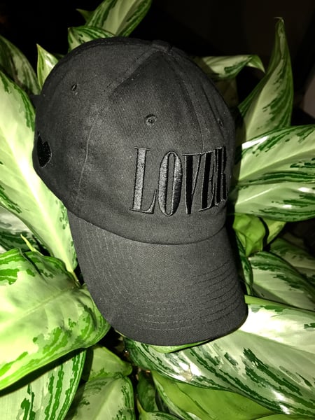 Image of The Lover Dad Hat in ALL BLACK