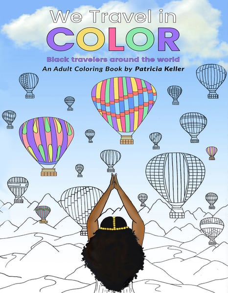Image of We Travel in Color adult coloring book