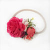 Isla Floral Headband - Red