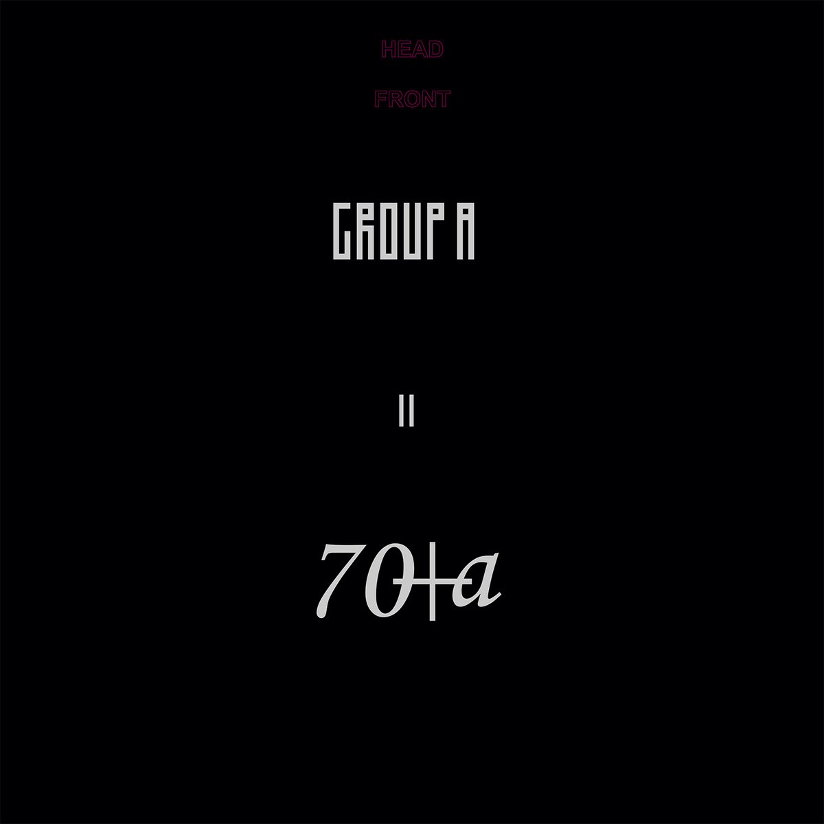 Image of group A - 70 + a = LP