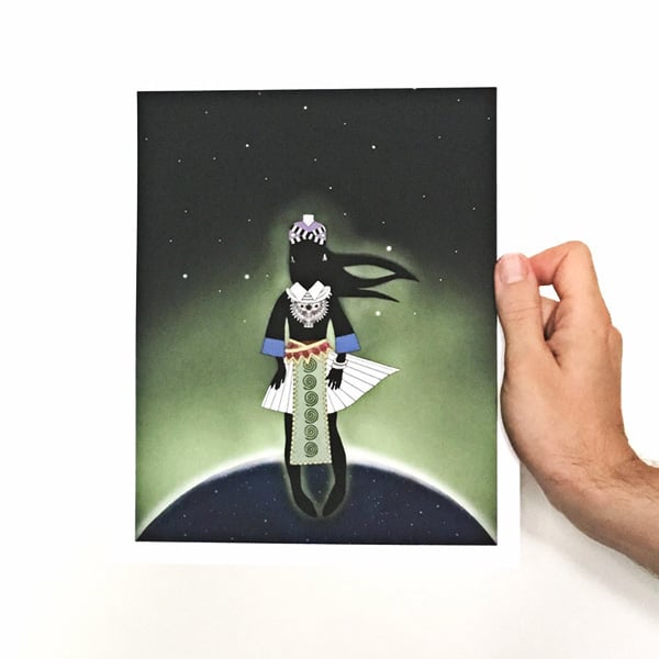 Image of CELESTIAL BEING FINE ART PRINT