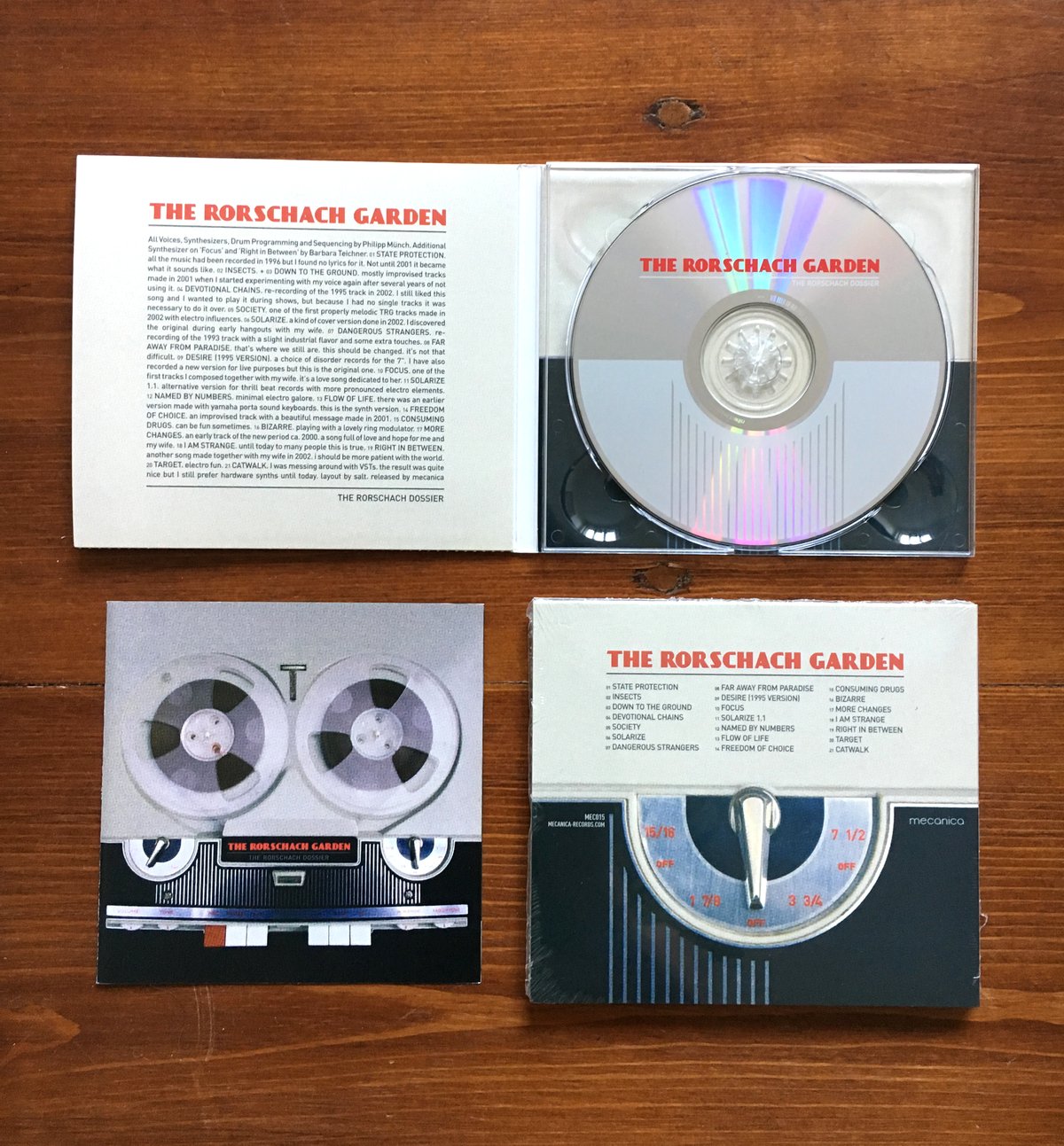 Image of The Rorschach Garden - The Rorschach Dossier CD