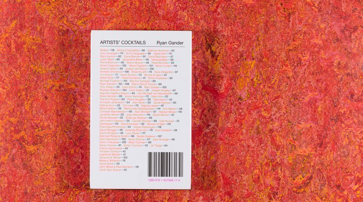 Artists Cocktails Ryan Gander 作品集