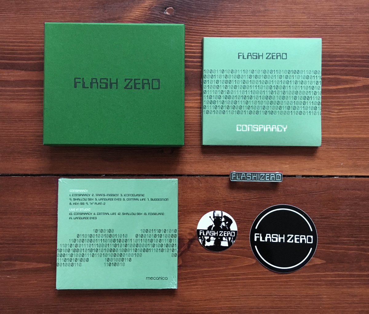 Image of Flash Zero - Conspiracy CD