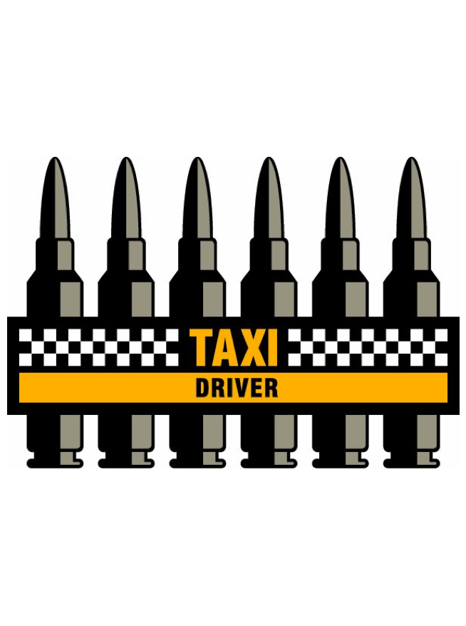 Image of Taxi Driver by Chris "QuiltFace" Garofalo (Patch & Sticker)