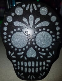 Image 4 of Sugar Skull Hitch Cover - Two Layer