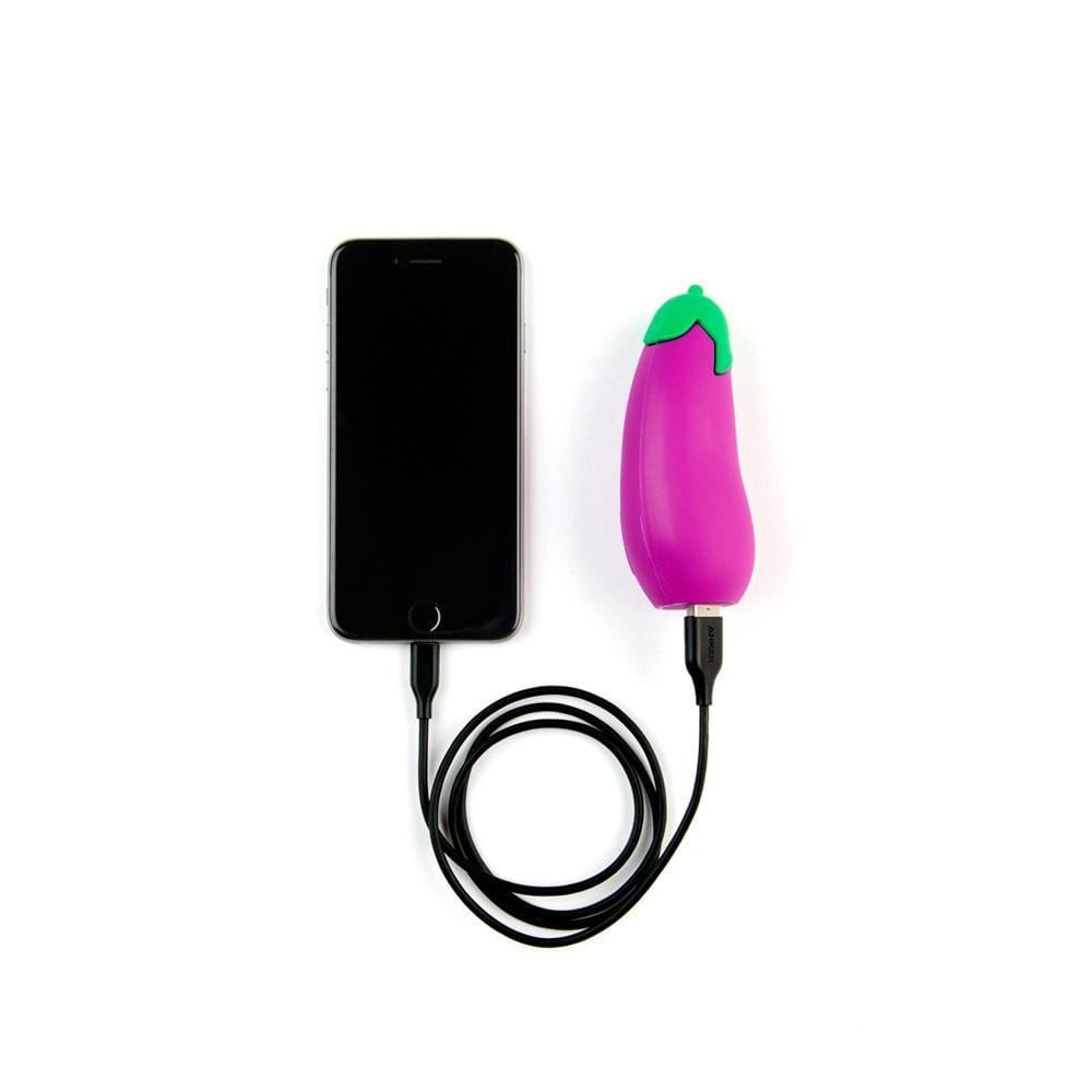 Image of Eggplant Emoji Charger Power Bank