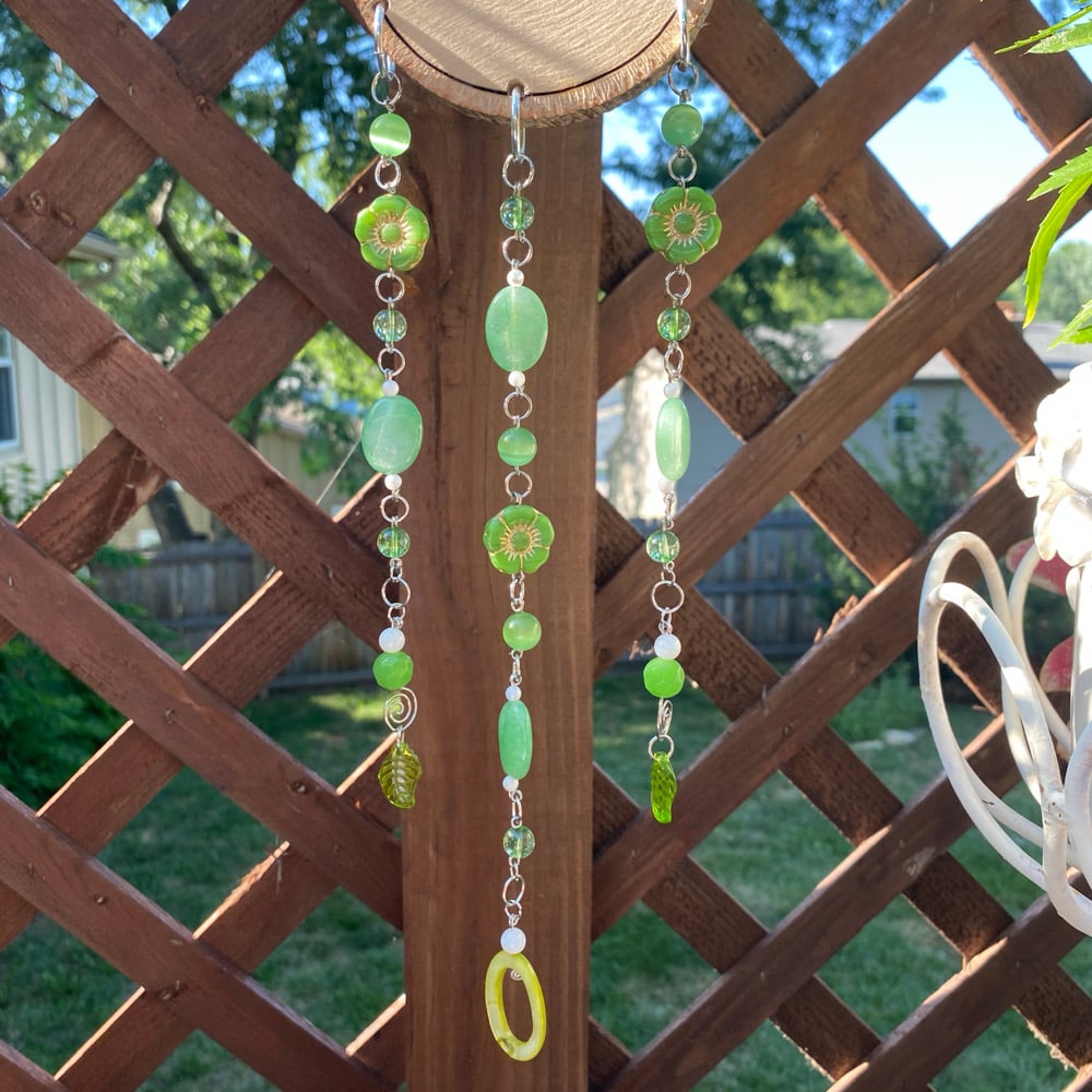 Image of Green Garden Hanging Sun Catcher
