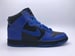 Image of NIKE DUNK HIGH "BLACK/VROYAL"
