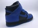 Image of NIKE DUNK HIGH "BLACK/VROYAL"