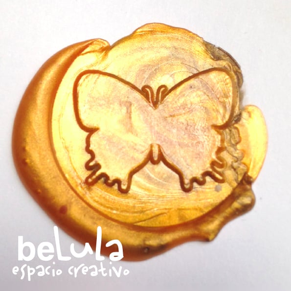 Image of Sello de lacre: mariposa