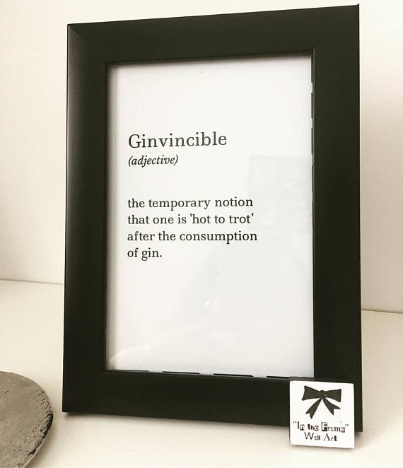 Image of Ginvincible - Gin Lovers Frame