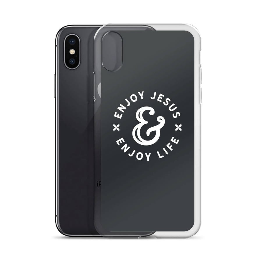 Image of Enjoy Jesus & Enjoy Life iPhone Case (Black)