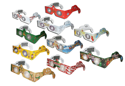 Image of Magic Christmas 3D Glasses