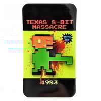 8-bit Leatherface GREEN (Enamel Pin)