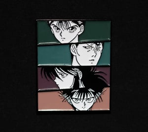 Image of Vintage Styled Yu Yu Hakusho 1.75" Enamel Pin #2