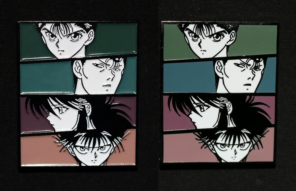 Image of Vintage Styled Yu Yu Hakusho 1.75" Enamel Pin #2