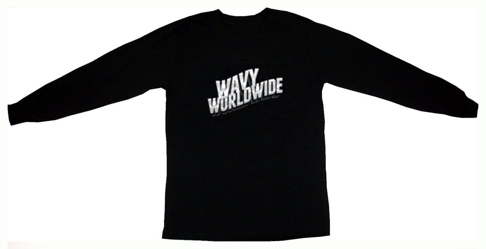 Image of Wavy World Logo Tee