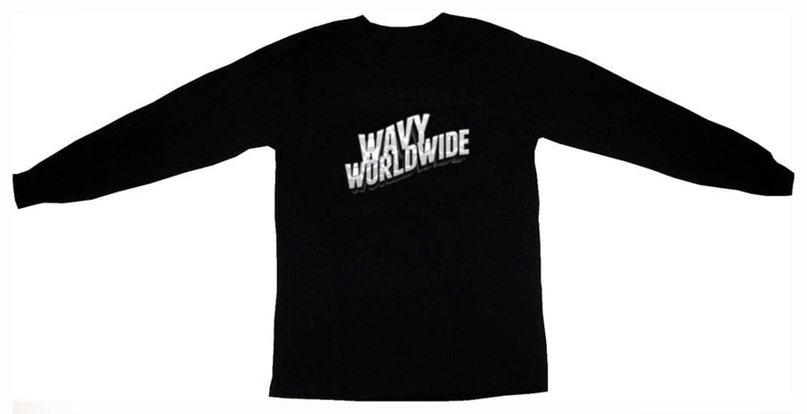 Image of Wavy World Logo Tee