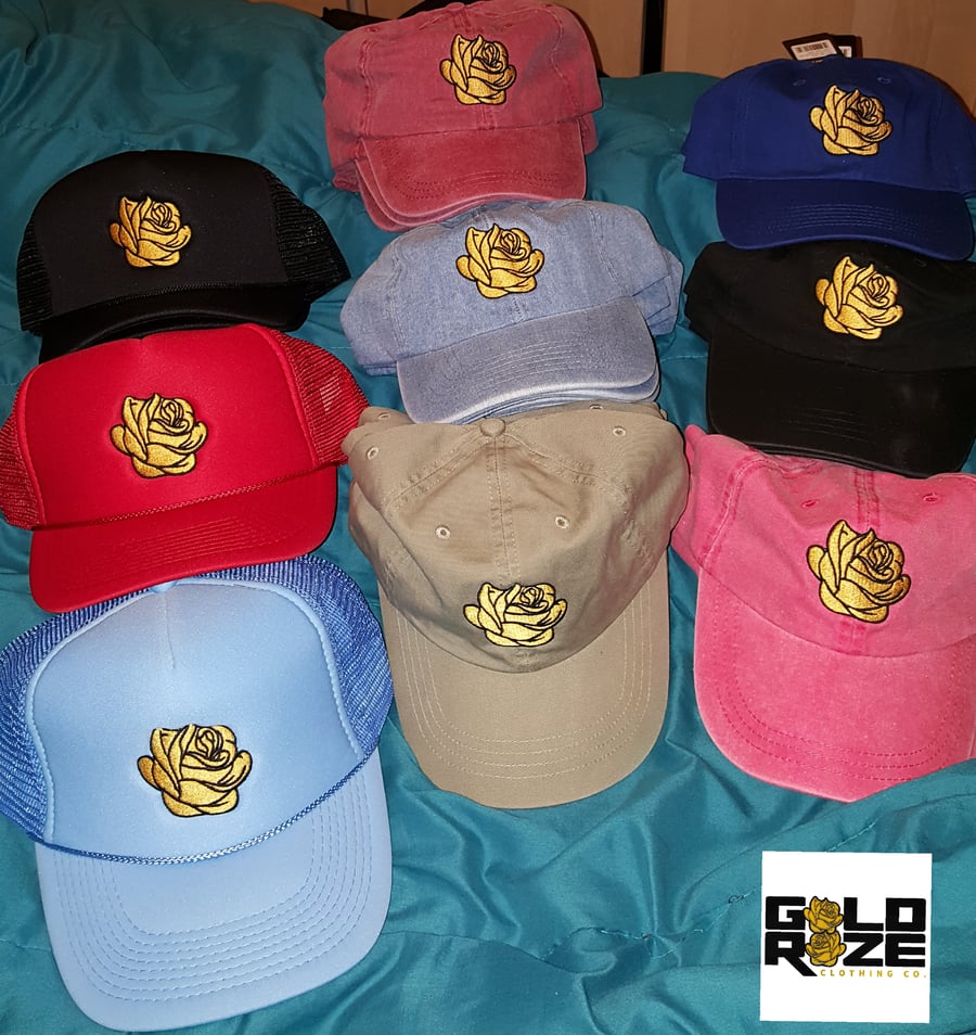 Image of Gold Roze Dad Hatz