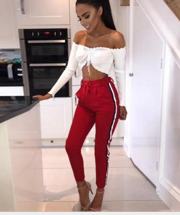 Image of Hot style baggy, high-waisted sweatpants