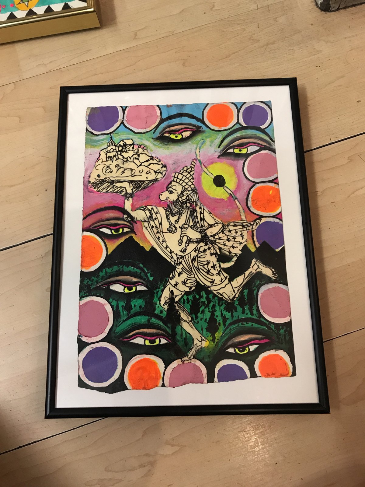 Image of Hanuman retrieves Sanjeevani