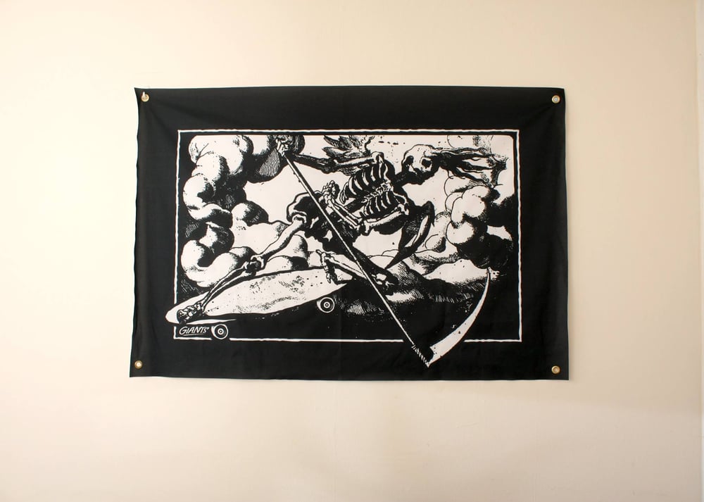Image of GIANTS - "Death Shreds" HANGING WALL FLAGS