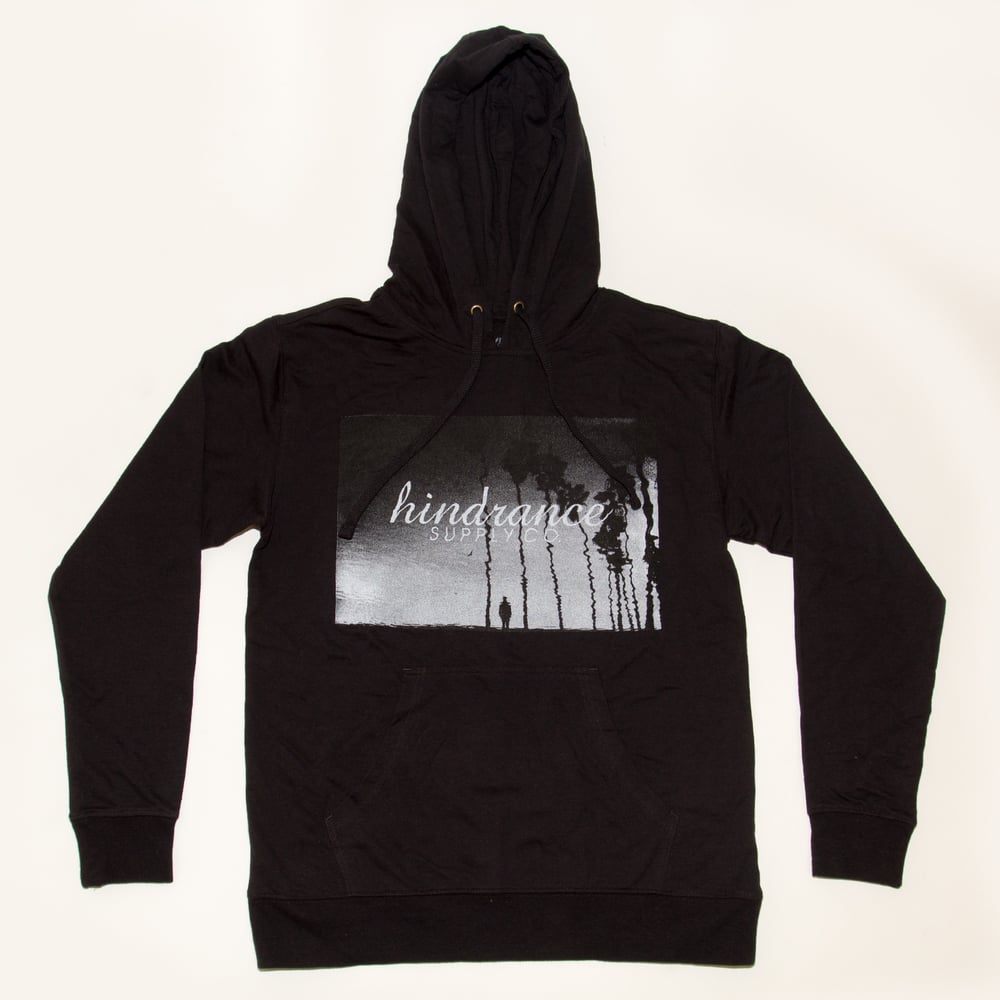 Image of Beach Pullover Hoodie - Black
