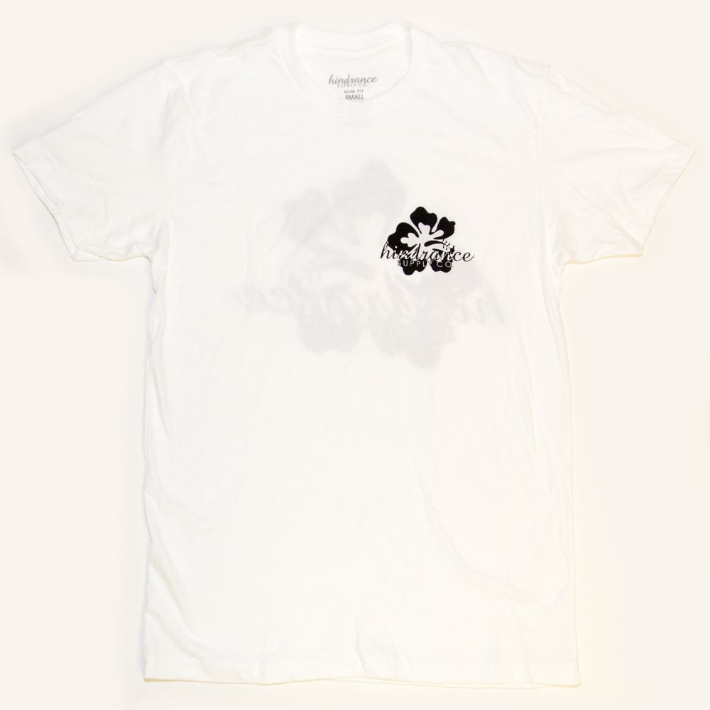Image of Hibiscus Tee - White