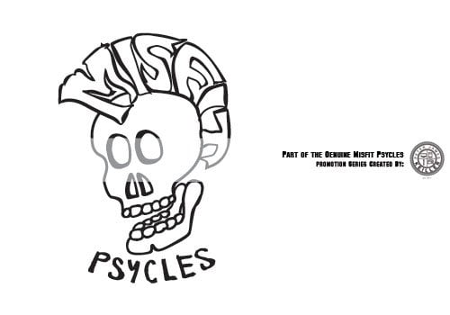 Image of Misfit Psycles Sticker Collection