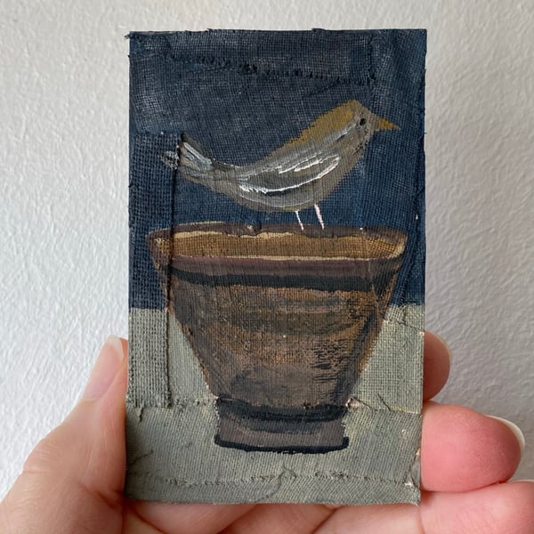 Image of Tea bowl no.10 - tiny painting 