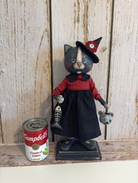 Image 4 of Corrine the Witch Cat with zombie mouse bucket