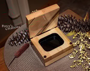 Image of Reclaimed Wood Custom Jewelry Keepsake Box, Rustic Gift, Anniversary Gift, Wooden Treasury Trinket