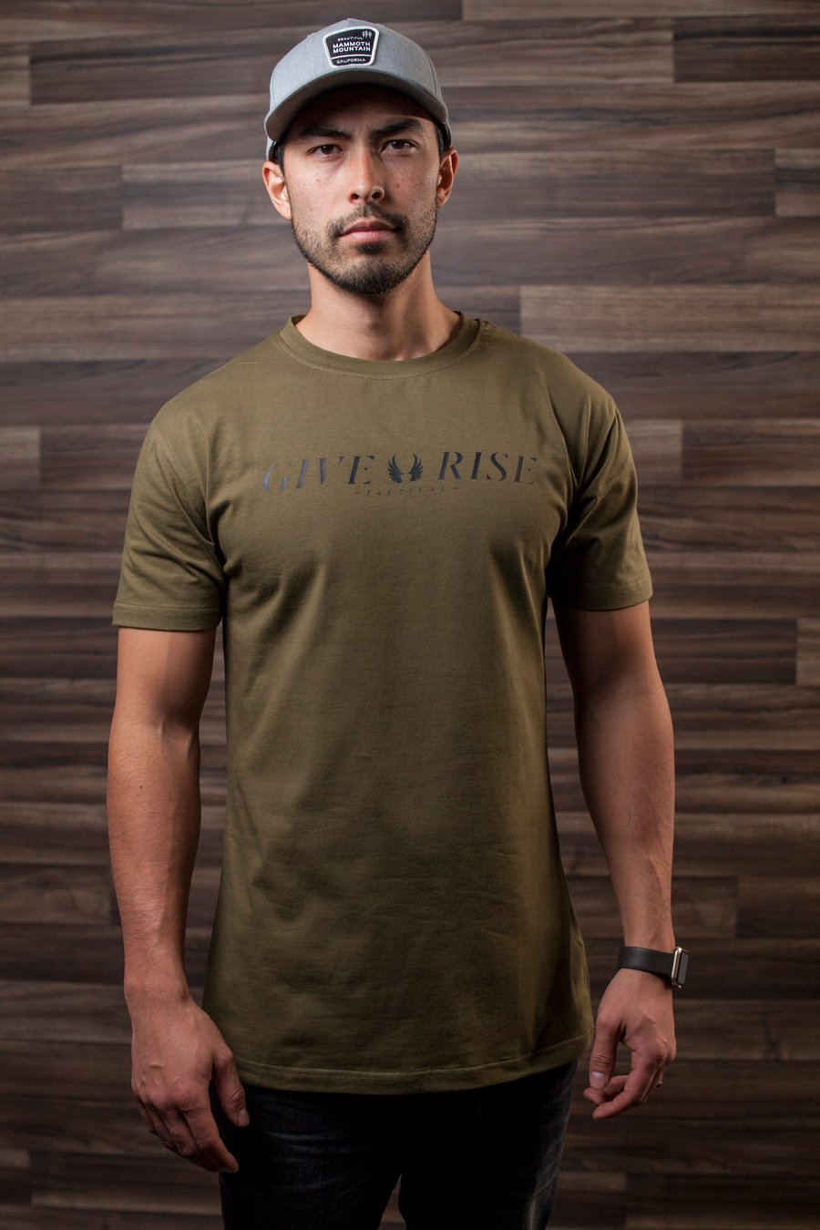 Image of Give Rise Tactical T-Shirt :: OD Green