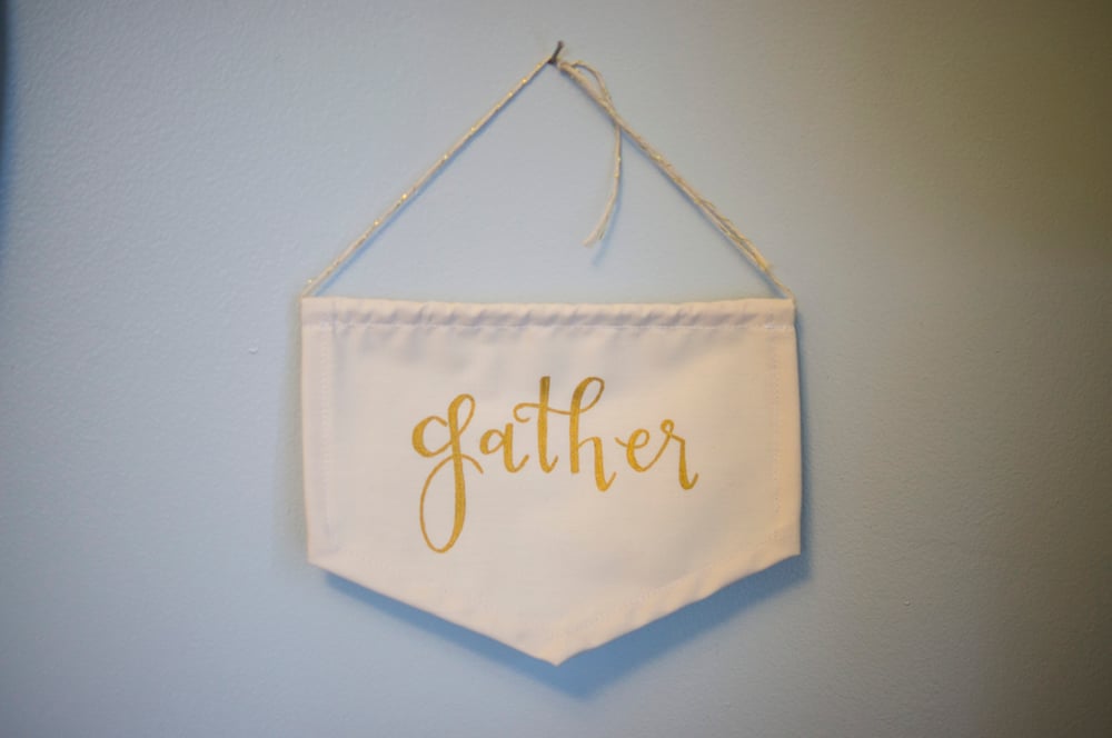 Image of Gather Mini Flag